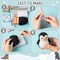 Set of 5 Winter Polar Animals Wool Needle Felting Kit,5 Unique Designs Doll Making Wool Needle Felting Starter Kit, DIY Home Decoration Needle Felting Craft Birthday Gift for Adult and Kids